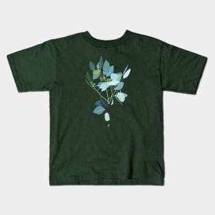 Eucalyptus Gum Leaves Australian Kids T-Shirt